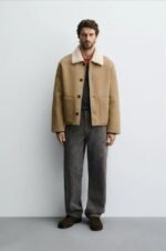 DOUBLE-FACED FAUX LEATHER JACKET - Image 4