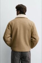 DOUBLE-FACED FAUX LEATHER JACKET - Image 3