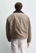 ⁦CONTRAST CROCHET COLLAR JACKET⁩ - الصورة ⁦4⁩