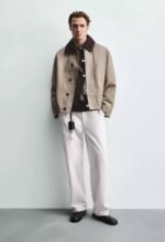 ⁦CONTRAST CROCHET COLLAR JACKET⁩ - الصورة ⁦5⁩