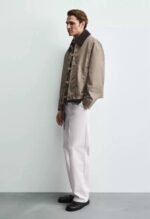 ⁦CONTRAST CROCHET COLLAR JACKET⁩ - الصورة ⁦3⁩