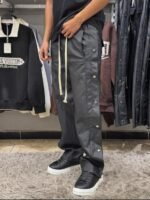 Rick Owens leahter pants - Image 4