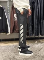 Off-white leahter pants - Image 2