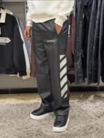 Off-white leahter pants - Image 3